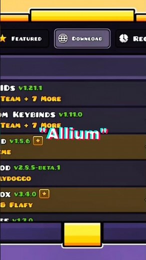 Draw tool mod | Mod name: Allium Draw Tool #7x7 #geometrydash