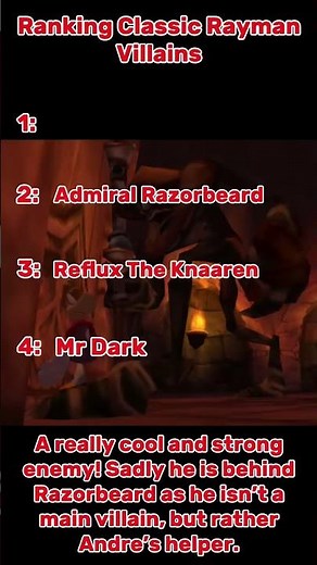 Ranking Classic Rayman Villains #rayman #villain #boss
