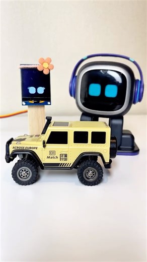 Explore myChai on Instagram: "Mo-Chan [EP2] First Sensor 😀 Make Mini Arduino Robot #emopet #robot #arduinoproject #arduino"