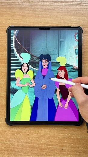 Lady Tremaine Modern Makeover & Art Transformation