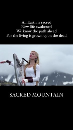 🏔️Sacred Mountain🏔️ New original song by Harp Twins @VOLFGANG TWINS! #sacredmountain #harptwins #volfgangtwins #healingmountains #healingjourney #viking #vikings #electricharp #harp #harptok #harps #tribal #mountain #mountains #sacred #twins #folk #ancient #healing #earth