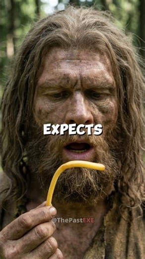 Eating McDonald's FRIES in the Stone Age! 🦣🍟 #shorts