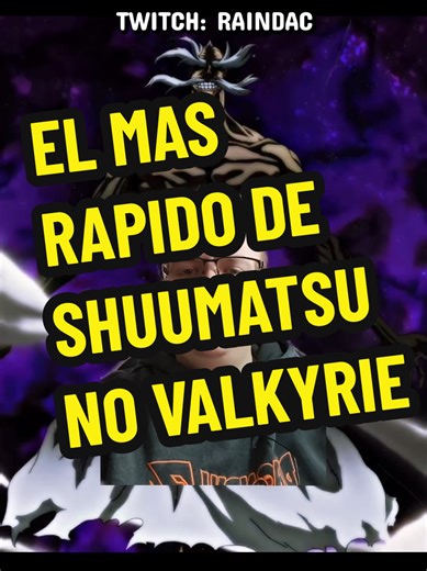 The Fastest Character in Shuumatsu no Valkyrie