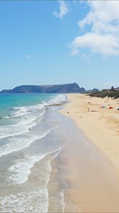 Porto Santo: Drone flight over Madeira's island paradise