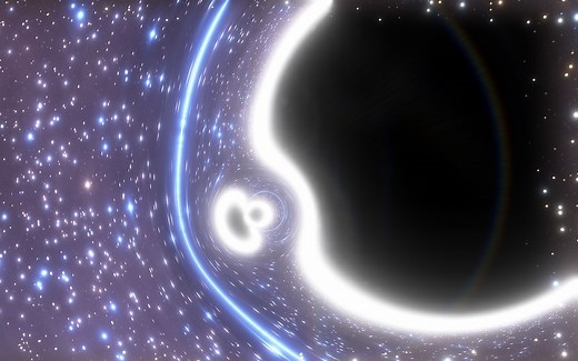 已知最大黑洞SDSS，比TON618还大的双黑洞系统（SpaceEngine）