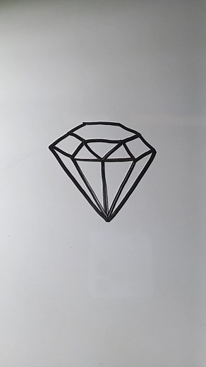 How to Draw a Diamond Step by Step