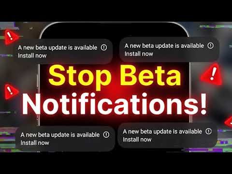 How to Get Rid of Beta Update Notifications Keep Happening in Android 16