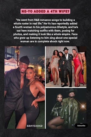 Ne-Yo Adds A 4th Wife? 😱 #shorts #neyo #popculture