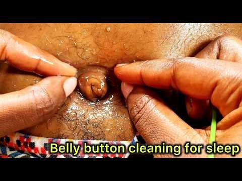 ASMR Extreme Deep Belly Button Cleaning & Intensive Navel Massage for Deep Sleep