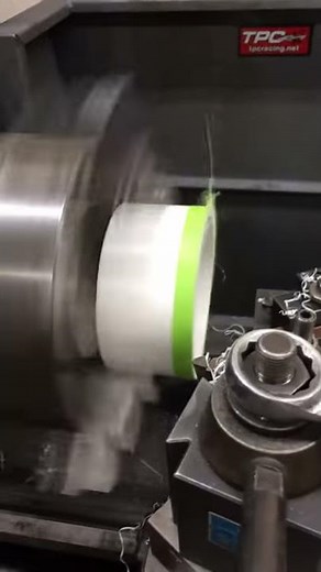 Cutting PVC pipe on a lathe