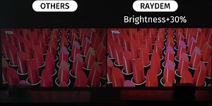 Raydem Video Projector 15000L 550ANSI Native 1080P 200" Display, 5G WiFi and Bluetooth 5.0, Outdoor Movie LED Overhead Projector Supports 4K, HD, Home Theater Projector Compatible with TV Stick,Phone