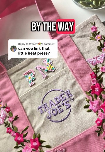 Trader Joe’s Mini Tote Bag Makeover DIY Tutorial
