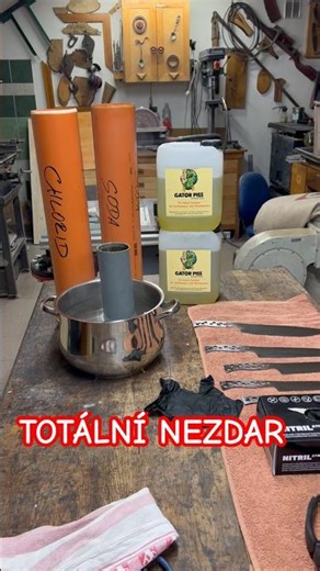 Totální nezdar při leptání damaškové oceli When Damascus Etching Goes Completely Wrong