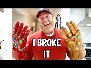 Review of the new Marvel Gauntlets from Walt Disney World.