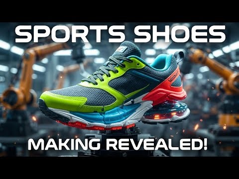 Sports Shoes Assembly Line Process | How Running Shoes Are Made in Factory
