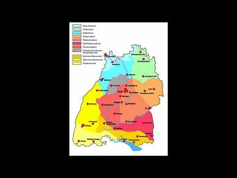 Überblick Deutsche Dialekte, begleitet von einem Mundart-Lied / Overview German dialects