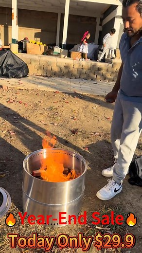 🔥 Looking to enjoy a cozy fire without the smoke? Meet the 19.5" Smokeless Outdoor Fire Pit — the perfect way to elevate your patio nights and camping trips! This portable stainless steel fire pit delivers a warm, efficient wood-burning flame with minimal smoke, and comes with a carry bag for easy transport. Ideal for gatherings, roasting, or relaxing under the stars. ✨ 🌲 Smokeless design for cleaner, comfier fires 💼 Portable & comes with a convenient carry bag 🏕️ Perfect for patios, camping