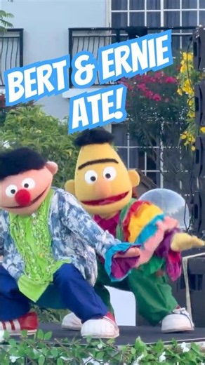 Ernie and Bert Bust A Move At Beaches Resort Turks and Caicos - Sesame Characters