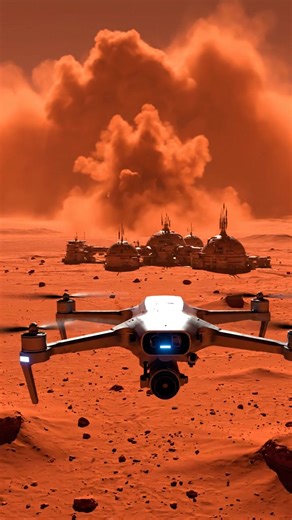 6.7K views · 173 reactions | Drone Watch Martian Habitat Tracks Approaching Stormc #fblifestyle | Beyond the Stars | Facebook