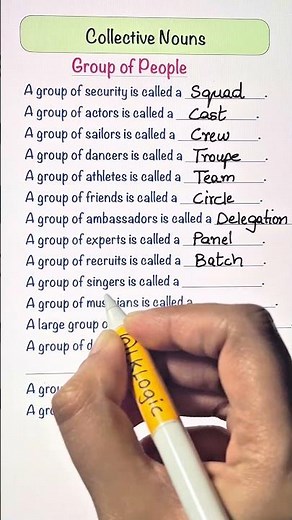 Collective Nouns for Groups of People: Squad, Crew, Team & More!