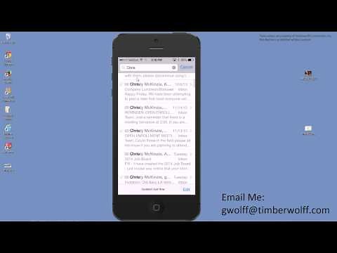 Searching Email on the iPhone