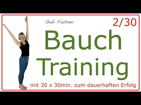 2/30 🍓 30 min. Standing abdominal workout, reduce waist circumference, no equipment required