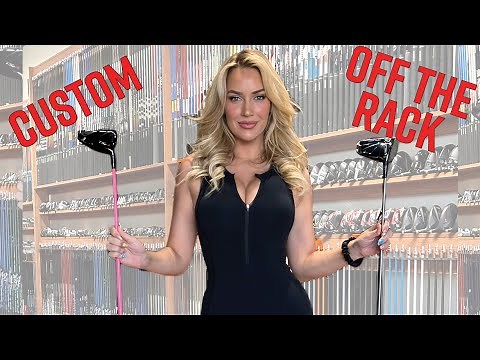 Worth the Money?? Testing Custom vs. Off the Rack Drivers | Paige Spiranac
