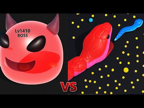 🐍 Snake Clash IO vs Clash of Slimes 👑 King of IO Games?