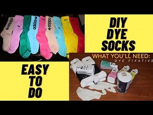 DIY | How to Dye Socks | Quick Tutorial | ClassycalTV