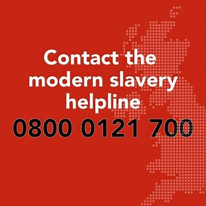 5.9K views · 14 reactions | If you suspect that someone is a victim of slavery or is being exploited, call the modern slavery helpline on 0800 0121 700. Find out more about modern slavery and how to report it: https://www.gov.uk/government/collections/modern-slavery | Home Office | Facebook