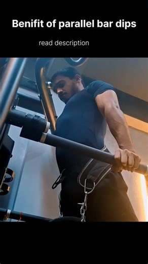 Benifit of parallel bar dips l read the description l #dips #gym #chest @NaturalteinIndia