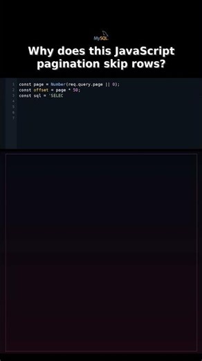 Why does this JavaScript pagination skip rows? #javascriptbug