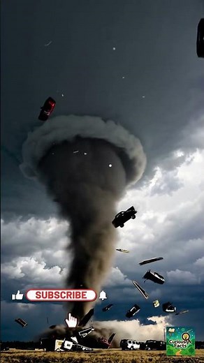 Unleashing the Fury: F5 Tornado Destruction in Seconds! 🌪️💥#tornado
