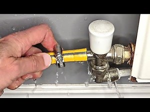 How to drain down central heating system