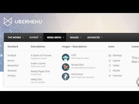 UberMenu 3 - Creating Mega Submenus (WordPress Mega Menu)