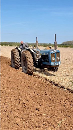 Ploughing With Doe Dual Drive tractor