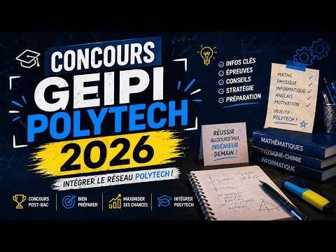 Révision Chill : Concours Geipi Polytech 2026