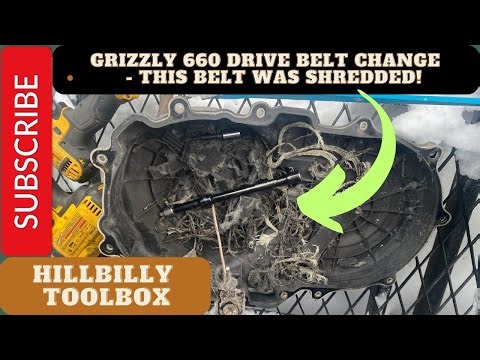 How to change your drive belt - Grizzly 660