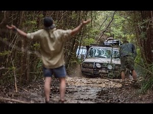MILE OF MUD - Bogged so bad we had to camp on the track!