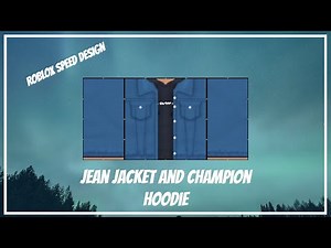 Jean Jacket with Under Hoodie | ROBLOX Speed Design