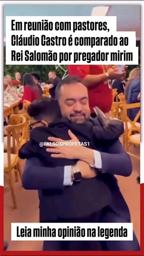 Hermes Carvalho Fernandes on Instagram: "Ao ver pastores se reunindo com o governador Cláudio Castro, poucos dias depois da operação policial mais letal da história do Rio de Janeiro, para lhe prestar apoio, impossível não lembrar das palavras do profeta: “São pastores sem compreensão nem entendimento; cada um segue o seu próprio caminho, cada qual busca o seu proveito.” (Isaías 56:11). Pastores deveriam estar ao lado das mães enlutadas, nas comunidades que ainda choram seus mortos, promovendo s