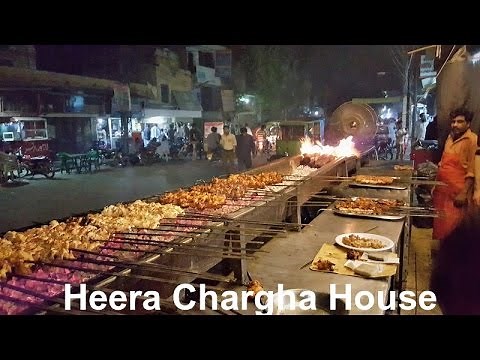 Best Barbecue in Lahore (Heera Chargha House) | Longest BBQ Grill | Lahore Street Food II