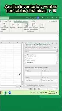 Cómo Crear una Tabla Dinámica para Analizar Inventarios en Excel