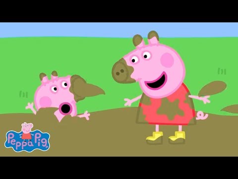 🌧️ Hopping i gjørmete sølepytter | Peppa Gris | Tegnefilmer for barn