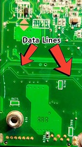 PCB Lines, POWER Traces, Data Paths #electronics #pcb #shorts