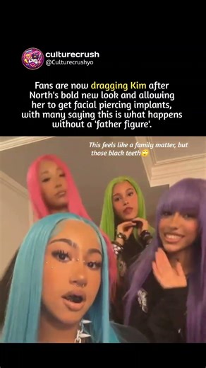 North's New Look Sparks Big InternetDebate #kimkardashian #kanyewest