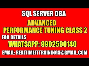 Sql Server Performance Tuning Class 2
