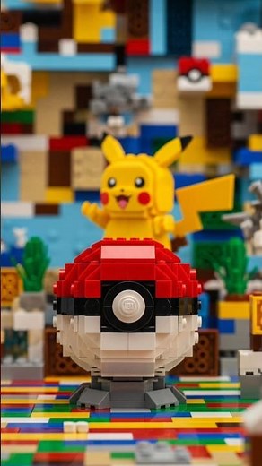 🔴 LEGO Pokémon Pokéball Tutorial Ideas #lego #pokemon #pokeball #tutorial #ideas