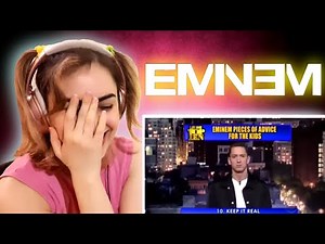 EMINEM FUNNY MOMENTS: Eminem's Top 10 Pieces of Advice for Kids (REACTION)