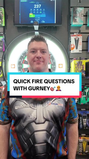 Quick Fire Questions with Gurney About Darts